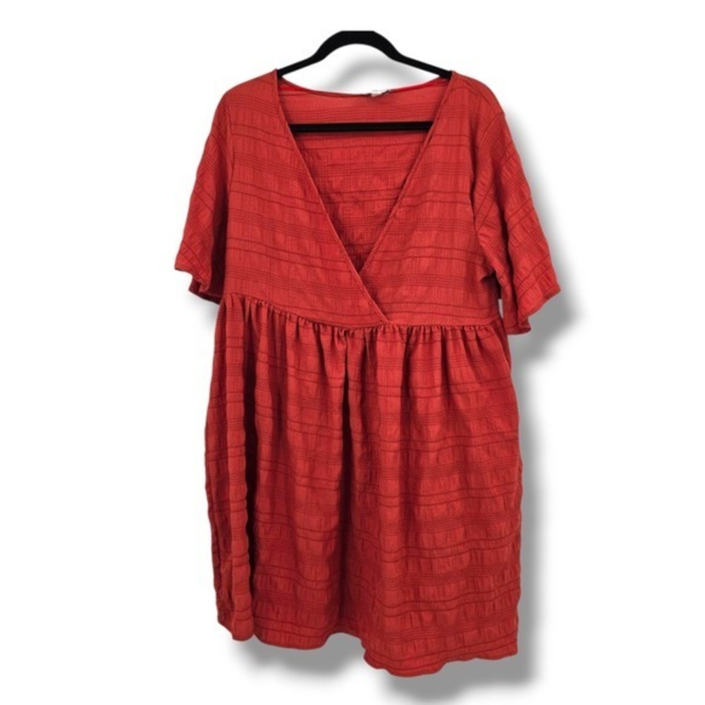 Nordstrom Rack Mini Dress V-Neck‎ Short Sleeve Casual Dress Size M